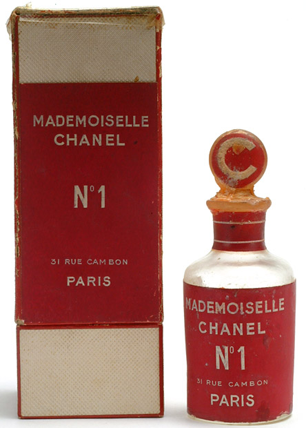 Mademoiselle Chanel No.1' perfume (1942-1946) was distributed by Gabrielle  Chanel in violation of her contract with Parfums Chanel